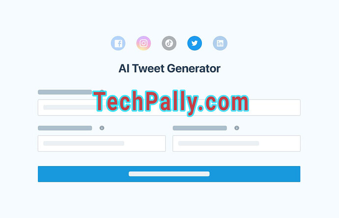 AI tweet generators TechPally.com